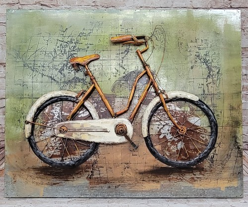 Easy hang tin bike - tin, art